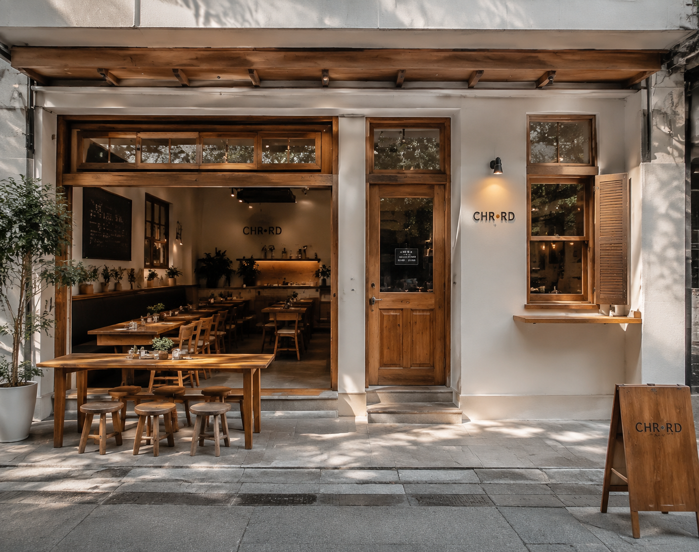 Cafe No.4 exterior view